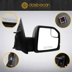 Side Mirror Assemble Compatible with Ford F150 2015 2016 2017 2018 Right Side JL34-17682-BG FL3Z-17682-BB 5 Pins