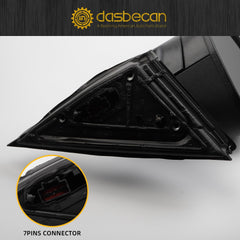 Dasbecan Driver Side & Passenger Side Mirror Heated Compatible with Ford Explorer
