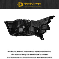 Full LED Headlights Compatible With Honda Pilot 2023-2024 Headlamp Assembly Right Passenger Side Replaces#33100T90A01 HO2503214