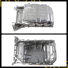 Engine Oil Pan with Gasket Compatible with 2008-2012 Honda Accord 2012-2014 2.4L Crosstour 2008-2014 Acura TSX Replaces# 11200-R40-A00 11200R40A00
