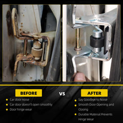 4Pcs Door Hinge Set Upper Lower Left Right Compatible with Ford F150/F250/F350/Bronco/Thunderbird/Granada, Mercury Cougar/Marquis/Zephyr Replaces# 925066 925068