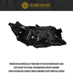 Full LED Headlights Compatible With Honda Pilot 2019-2021 Honda Passport 2019-2022 w/DRL w/Bulbs Black Housing Headlamp Assembly Left Driver Side Replaces#33150TG7A31 33150TG7A32