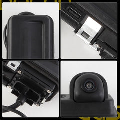 Dasbecan Rear View Tailgate Handle Assist Camera with Trunk Release Switch