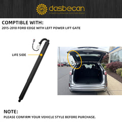 Power Tailgate Lift Support Shock Struts Rear Left Side Compatible with Ford Edge 2015-2018 Electric Liftgate Hatch Shock Strut# FT4Z14B351A FT4Z14-B351-A
