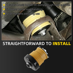 Body Cab Mount Bushing Kit Compatible with Ford 2PCS For Ford F250 F350 F450 F550 Super Duty 2008-2016 Body Mounts Set Replace# 924-065 924-066
