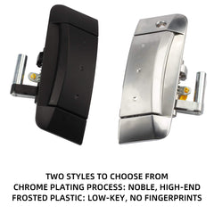 1 Pair Left Driver and Right Passenger Side Exterior Door Handle Kit Replacement Compatible with Nissan 350Z 2003-2009 Replaces# 80607-CD41E 80607-CD400 (Silver)