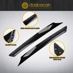 Exterior Window A-Pillar Trim Panel Compatible with 2012-2017 Hyundai Veloster Replace# 861702V000 861802V000