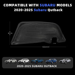 Cargo Side Protectors Compatible with 2020–2025 Subaru Outback, 2-Piece Heavy Duty Rubber Trunk Side Liner, Replaces J501SAN260