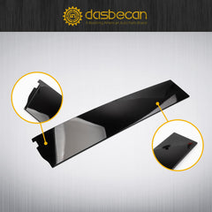 926-245 Rear Door Applique Molding Window Trim Rearward Compatible with Chevrolet Chevy Tahoe Cadillac Escalade GMC Yukon 2015-2018, Left and Right Gloss Black Panel Replaces 926-246