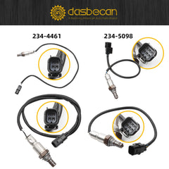 4Pcs Upstream and Downstream Oxygen O2 Sensor Compatible with Honda Accord Odyssey Pilot Ridgeline Acura TL TSX MDX ZDX 3.5L 3.7L V6 2008-2014 Replaces 234-4461 234-5098