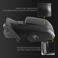 Dasbecan Side Mirror Compatible with 2015-2020 Ford F150