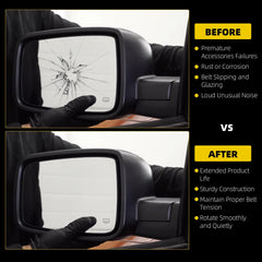 Left Driver Side Mirror Assembly Compatible with Jeep Wrangler JL 2018-2021 Gladiator JT 2020-2023 Rear View Mirror with Heated, Power Adjustable Glass Replace 68281891AE, CH1320450 (5 Pin)