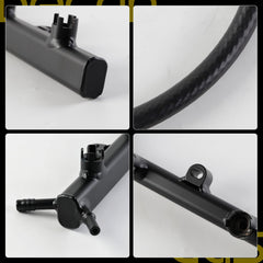 Black Fuel Rail 53034198AC Compatible with 11-25 Jeep Dodge 3.6L For Chrysler 300/200 Ram ProMaster 1500/2500/3500 Dodge Challenger/Charger/Durango/Avenger/Journey