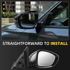 Dasbecan Side Mirror For 2023-2026 Honda Accord 5Pin Right (Meteorite Gray)