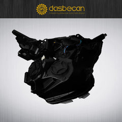 Halogen Headlight W/LED DRL Compatible With Chevy Traiblazer 2021-2023 Left Driver Side Headlamp Assembly Black Housing Replaces# 42790339 GM2502520