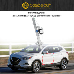 Front Driver Side Power Window Regulator with Motor Assembly Comptible with Nissan Rogue 2014-2020 Sport Utility Replace #748-015(6Pins)