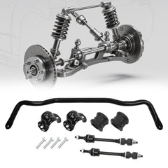 55398938AC Front Suspension Stabilizer Bar K80894 Sway Bar End Link Kit with Bushing Kit Compatible with Dodge Ram 1500 09-10 Ram 1500 11-18 Ram 1500 Classic 19-22 4WD