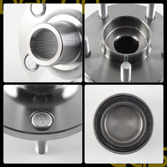 2PCS Front Wheel Hub Bearing Compatible with Ford Escape 2013-2019 Lincoln MKC 2015-2019 Left & Right Driver Passenger Side Wheel Hub Assembly Replace# 8V411215BB 510110