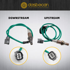 Oxygen Sensor 234-4797 234-9040 2PCS Compatible with Honda Accord EX LX DX SE 2003-2007 2.4L, Acura TSX 2004-2008 2.4L, Upstream & Downstream