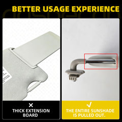 Dasbecan Upgraded Left Sun Visor Compatible with Altima 2007-2012