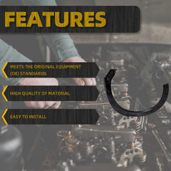 Fender Flares Wheel Opening Molding Trim Left Compatible with Mazda CX-9 2016 2017 2018 2019 2020 2021 2022 2023 TK48-51-W50F TK48-51-W50H