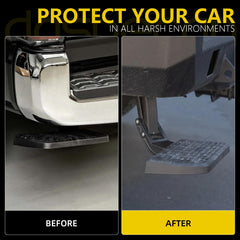 Dasbecan Folding Rear Bed Step, Retractable Tailgate Step Compatible with Toyota Tacoma 2012-2023, Replaces# PT392-35100