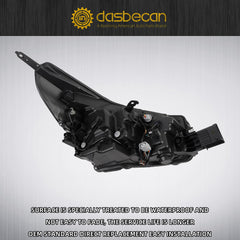 LED Headlights Compatible With Su-b-aru Fo-res-ter 2022-2024 Left