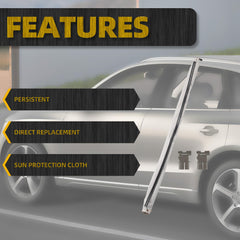 Gray Assembly Panoramic Sunroof Sun Shade Corn Curtain Cover Compatible with VW Jetta Golf Tiguan Sharan Audi Q5 2008-2017 Replaces# 1K9877307B