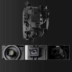 LED Headlight Assembly Compatible With 2022-2024 Chevy Traverse For LS / LT / RS Left Driver Side without LED DRL Headlights Replaces# 85596373 GM2502525
