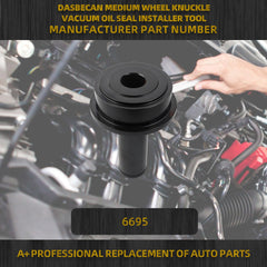 6695 Wheel Knuckle Vacuum Oil Seal Installer Compatible with Ford 1998-2004 F-250 F-350 Axle Shaft Seal Installer Tool
