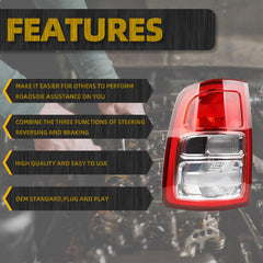 Tail Light Assembly Halogen Compatible With Dodge Ram 2500 3500 2019-2023 Rear Lamp Left Driver Side 68361715AD