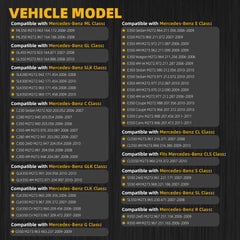 Engine Belt Drive Tensioner Pulley Kit Compatible with Mercedes-Benz C230 C280 C300 C350 CLK350 E350 GL450 ML350 ML550 S550 SLK350 2005-2011 2722021419 2722000270 2722021019 6pk2404