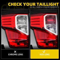 Halogen Tail Light Assembly Compatible with 2016 2017 2018 2019 Nissan Titan/Titan XD Taillight Rear Lamp Left Driv