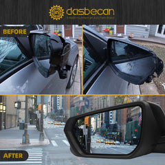 Left Driver Side Mirror Compatible With 2018-2023 Chevy Equinox GMC Terrain with Power Heated Glass/Manual Folding/Blind Spot Light Replace# GM1320595 Black Paint Cover (8pin)