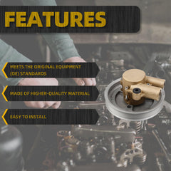 21212799 Sea Water Pump Compatible with Volvo Penta 4.3 5.7 V8 V6 GXI GL Replace 3812519 Crankshaft Mounted Sea Pump