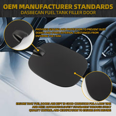 84745968 Fuel Filler Lid Gas Tank Door Compatible With Chevy Silverado 1500 2019-2024 5.8 ft Box Replace# 84126524