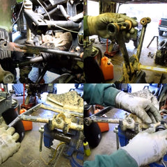 28Pcs Front & Rear Lower Control A-Arm Bushing Kit Compatible With Polaris Sportsman 400 500 335 400L 800 450 570 1996-2018 Replaces# 5436973 5439270