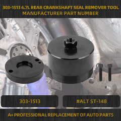303-1513 Rear Crankshaft Seal Remover Toll Compatible With 2011-2021 Ford Super Duty F-250 350 450 550 2016-2021 Ford Super Duty F-650,750 6.7L