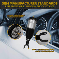 Front Pair Air Suspension Strut Shock Absorber Compatible with Dodge Ram 1500 2013-2018, Ram1500 Classic 2019-2020, Replace# 4877147AH 4877146AH