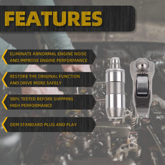 24pcs 4.6L 5.4L 3V Rocker Arms and Lifters kit Compatible with Ford F150 F250 F350 Explorer Sport Trac Lincoln Navigator Expedition Replace M65293V 3l3Z-6564-A 5l1Z-6500-A 3L3Z-6564-A