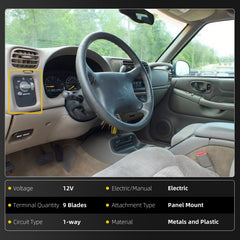 Headlight Switch Compatible with Chevy Blazer S10 1998-2003 GMC Jimmy Sonoma 1998-2001 Oldsmobile Bravada 1998-2001 Instrument Panel Headlamp Dimmer Replaces# 15029238 DS954 1S1733 - Dasbecan