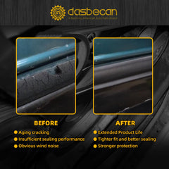 Cowl Seal to Windshield Frame Rubber Gasket Compatible with Jeep Wrangler YJ 1987-1995 Replaces# 55009127 55175778