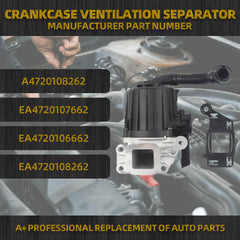 Crankcase Ventilation Separator for Freightliner Compatible with Detroit DD13 DD15 Mack MP8 Engines 2010-Present OE Replaces A4720107662 A4720106662 A4720108262 EA4720108262 EA4720107662