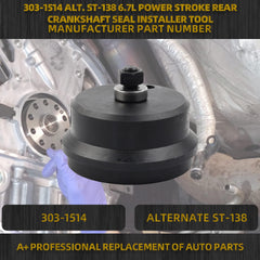303-1514 Rear Crankshaft Seal Installer Tool Compatible With 2011-2021 Ford Super Duty F-250 350 450 550 6.7L Replace# Alt ST-138