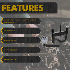 6434 Sleeve Height and Counter Bore Gauge and 3164606 Cylinder Liner Press Installer Tool Heavy Duty for Cummins ISX X15 Liner Press Replace# ST-269 3162461