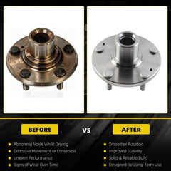 2PCS Front Wheel Hub Bearing Assembly Compatible with Hyundai Sonata 2006-2014 Kia Optima 2006-2013/Tucson Sportage 2011-2014 Replace# 510034 Excludes 2.0L Turbo