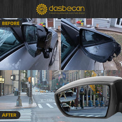 Left Driver Side Mirror Assembly Compatible with 2015-2018 Ford Focus Black Rearview Mirror w/Blind Spot, Power Glass and Turn Signal (5Pin)