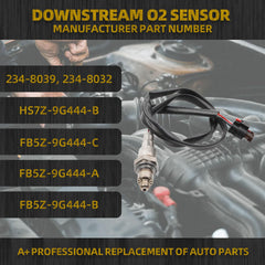 234-8039 O2 Oxygen Sensor Downstream Compatible with Ford Focus Fusion Edge Escape Explorer E-Series Super Duty Bronco Sport GT Taurus & Lincoln MKT Corsair MKC MKZ Nautilus
