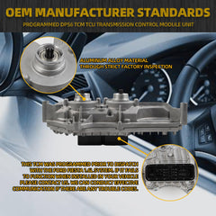Programmed TCM TCU Transmission Control Module Unit Compatible with 2011-2020 Fiesta 1.6L Replace A2C53377498 AE8Z-7Z369-F (Fiesta 1.6L)