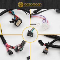 Lawn Mower Wiring Harness Kit Compatible with Toro TimeCutter Exmark Quest E/S Series Replaces# 136-9184 119-3343 121-5652